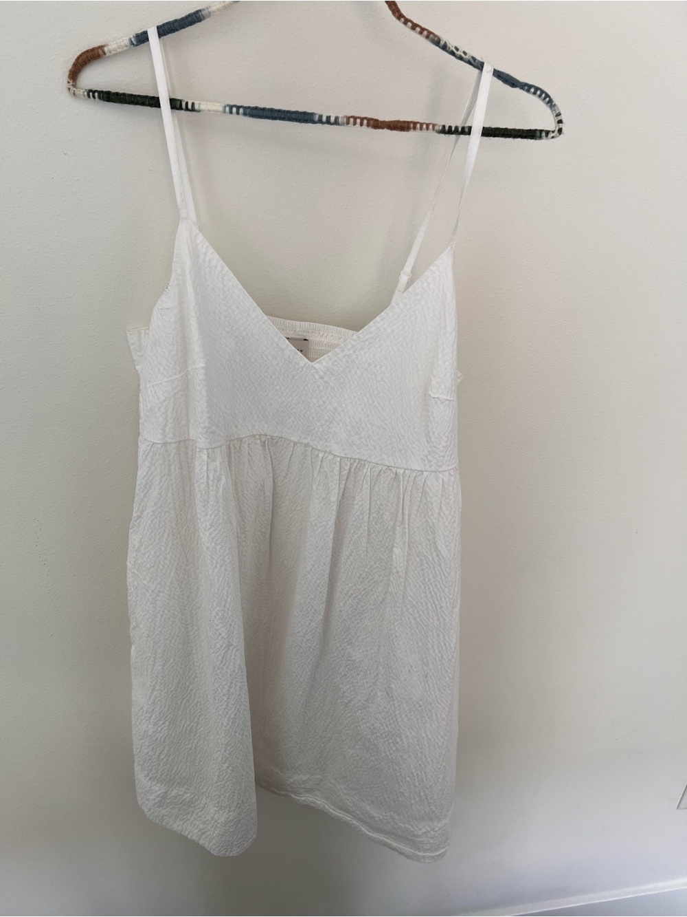 a new day White Textured Mini Dress